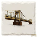 Roberto Clemente Bridge | Drink Coasters Coasters Mill Wood Art   