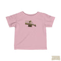 Roberto Clemente Bridge Kids Heavy Cotton™ Tee Kids clothes Printify Pink 12M 