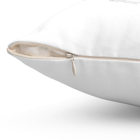 Roberto Clemente Bridge, Pittsburgh | Spun Polyester Square Pillow Home Decor - YinzerShop