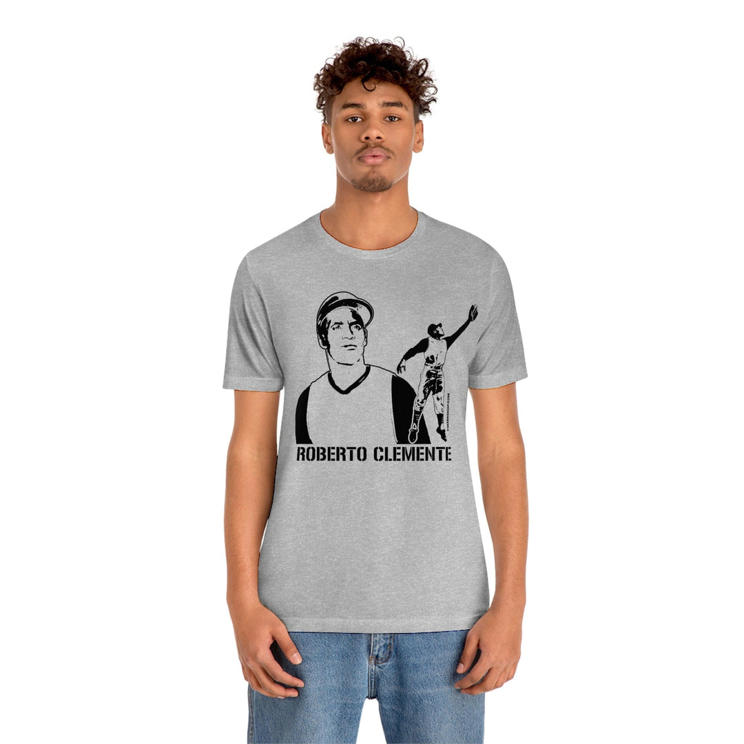 Roberto Clemente Legend T-Shirt Short Sleeve Tee T-Shirt Printify   