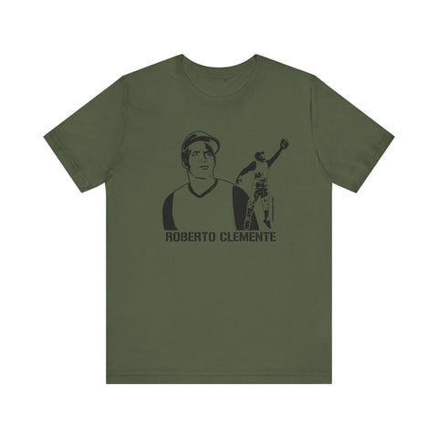 Roberto Clemente Legend T-Shirt - Unisex bella+canvas 3001 Short Sleeve Tee T-Shirt - YinzerShop