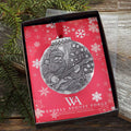 Rock N Roll Ornament – Rock-N-Roll Santa Aluminum Holiday Ornament for Music Lovers - YinzerShop