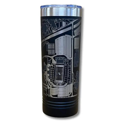 University of Toledo Tumbler Art (Glass Bowl) | StadiumMapArt Tumbler StadiumMapArt   