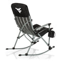 Rocking Camp Chair - West Virginia Mountaineers Foldable Camping Chair With Steel Frame Licensed - YinzerShop