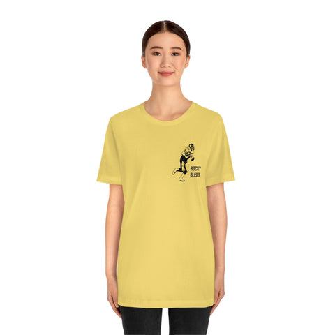 Rocky Bleier Legend T-Shirt - Back-Printed Graphic Tee T-Shirt Printify   