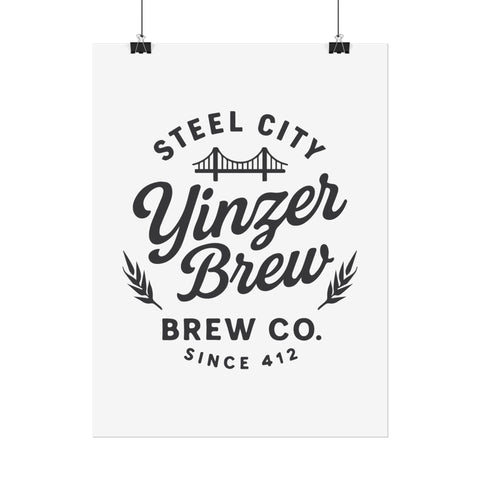 Rolled Art Poster – Pittsburgh Beer Poster With Giclée UV Resistant Print Poster - YinzerShop