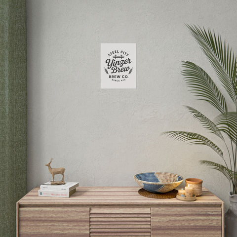 Rolled Art Poster – Pittsburgh Beer Poster With Giclée UV Resistant Print Poster - YinzerShop