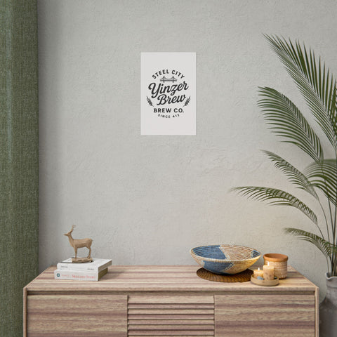 Rolled Art Poster – Pittsburgh Beer Poster With Giclée UV Resistant Print Poster - YinzerShop