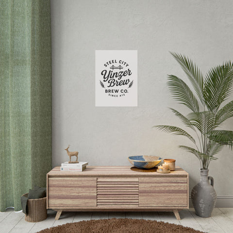 Rolled Art Poster – Pittsburgh Beer Poster With Giclée UV Resistant Print Poster - YinzerShop
