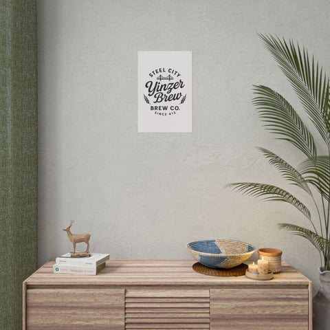 Rolled Art Poster – Pittsburgh Beer Poster With Giclée UV Resistant Print Poster - YinzerShop