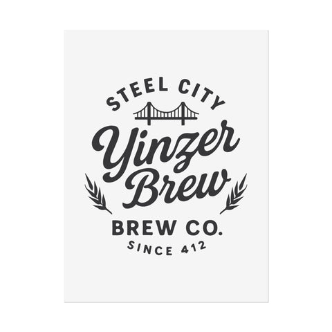 Rolled Art Poster – Pittsburgh Beer Poster With Giclée UV Resistant Print Poster - YinzerShop
