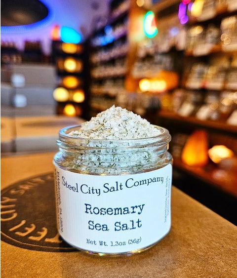 Rosemary Sea Salt – Gourmet Flaky Sea Salt Seasoning With Spanish Rosemary Blend - YinzerShop