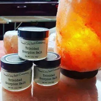 Trinidad Scorpion Salt - Fiery Salt Blend | Artisan Spicy Seasoning Salt by Steel City Salt
