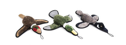 Ruffian Game Bird Duck – Durable Plush Dog Chew Toy with Tennis Ball Core Pet Toy - YinzerShop