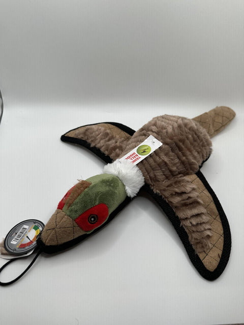 Ruffian Game Bird Toy – Durable Plush Dog Chew Toy with Tennis Ball Core Pet Toy - YinzerShop