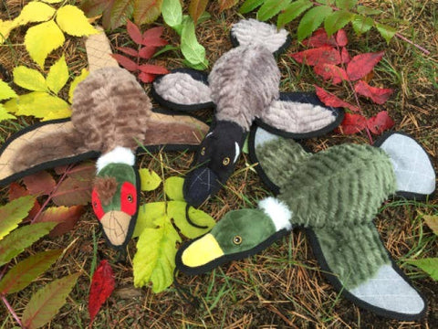 Ruffian Game Bird Toy – Durable Plush Dog Chew Toy with Tennis Ball Core Pet Toy - YinzerShop