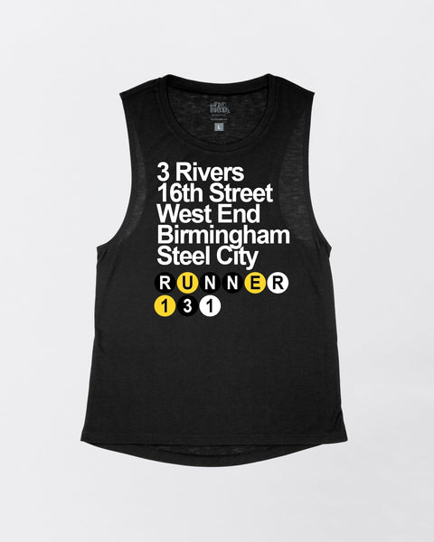 Run Pittsburgh 13.1 | Steel City Race Half Marathon With Raw Threads Athletics Gear Tops - Multi-Product - YinzerShop