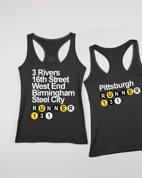 Run Pittsburgh 13.1 | Steel City Race Half Marathon With Raw Threads Athletics Gear Tops - Multi-Product - YinzerShop