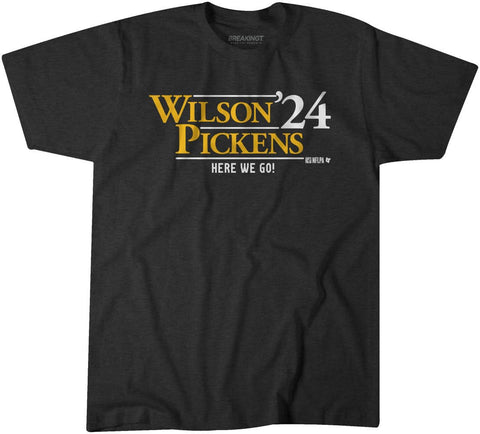 Russell Wilson & George Pickens: Wilson-Pickens '24 Pittsburgh Steelers-Pro Football - YinzerShop