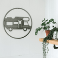RV Camper Wall Decor - Personalized Metal Camper Sign | Rustic Travel Trailer Art Wall Decor - YinzerShop
