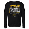Ryan Whitney Crewneck Sweatshirt - Long Sleeve Cotton Polyester Blend Pittsburgh Tones Men's Crewneck Sweatshirt - YinzerShop