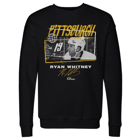 Ryan Whitney Crewneck Sweatshirt - Long Sleeve Cotton Polyester Blend Pittsburgh Tones Men's Crewneck Sweatshirt - YinzerShop