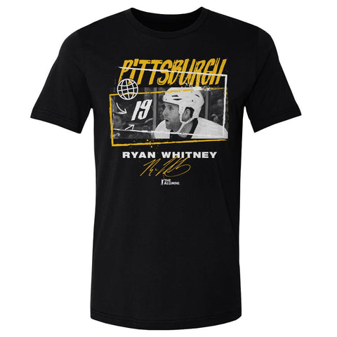 Ryan Whitney T-Shirt – Pittsburgh Tones Graphic Cotton Crewneck Tee, Regular Fit Men's Cotton T-Shirt - YinzerShop