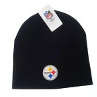 NFL Pittsburgh Steelers Beanie Knit Skully Cap, Black, One Size Knit Beanies Turnovers Inc