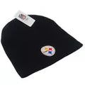 NFL Pittsburgh Steelers Beanie Knit Skully Cap, Black, One Size Knit Beanies Turnovers Inc