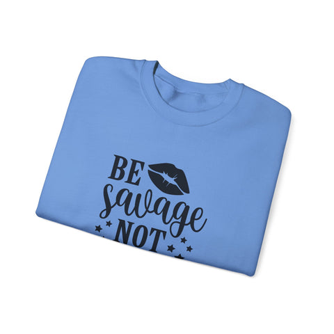 Savage Not Average (Pittsburgh Sarcasm Series) - Heavy Blend™ Crewneck Sweatshirt Sweatshirt - YinzerShop
