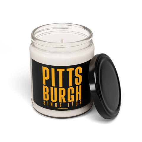 Scented Soy Candle City of Pittsburgh Since 1758 | Hand Poured Glass Jar Candle Home Decor - YinzerShop
