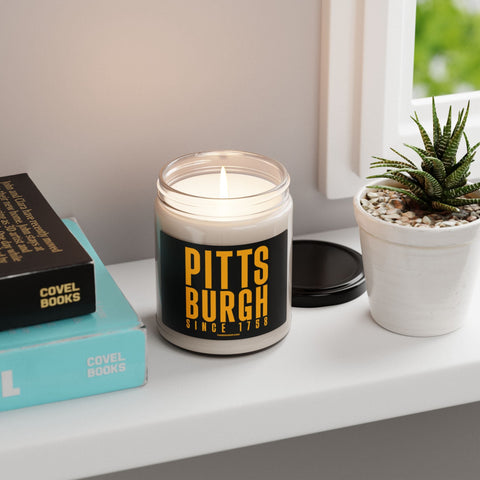 Scented Soy Candle City of Pittsburgh Since 1758 | Hand Poured Glass Jar Candle Home Decor - YinzerShop