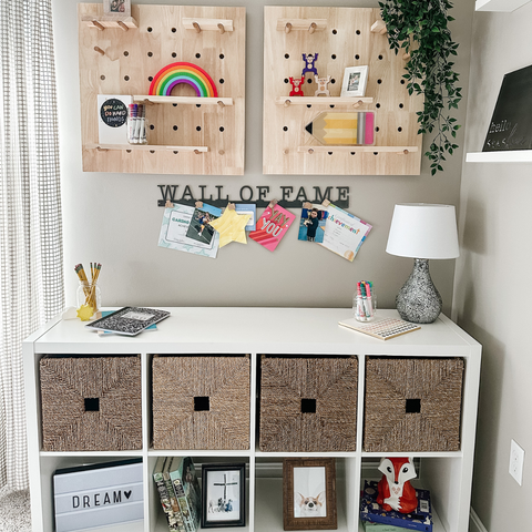 'Wall of Fame' Magnetic Bar (typewriter font)