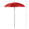 Ohio State Buckeyes - 5.5 Ft. Portable Beach Umbrella  Picnic Time Family of Brands   