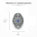 September Birthstone Ornament - YinzerShop