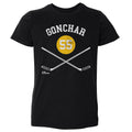 Sergei Gonchar T-Shirt – Pittsburgh Hockey Shirt | Kids Crewneck Cotton Short Sleeve Kids Toddler T-Shirt - YinzerShop