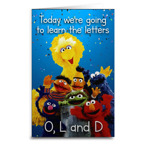 Sesame Street "You're Old" Birthday Greeting Card