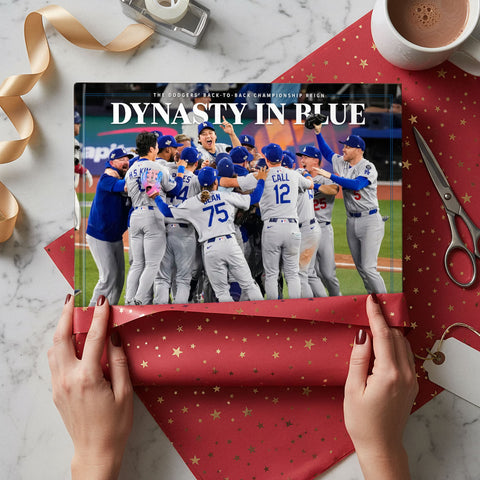 Shohei Ohtani Dodgers Championship Book - Back-to-Back Champions Baseball Collector's Edition POD Book - YinzerShop