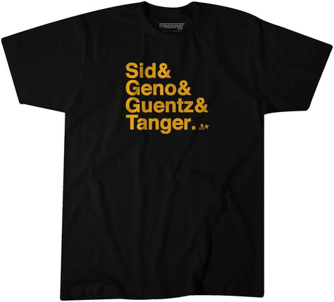 Sid & Geno & Guentz & Tanger T-Shirt - YinzerShop