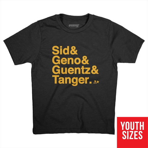 Sid & Geno & Guentz & Tanger T-Shirt - YinzerShop
