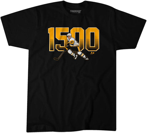 Sidney Crosby: 1,500 Points Pittsburgh Penguins-Pro Hockey - YinzerShop