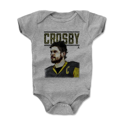 Sidney Crosby Baby Onesie - Soft Cotton Bodysuit With Digital Print Comfort Kids Baby Onesie - YinzerShop