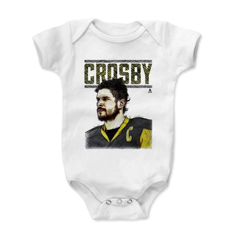 Sidney Crosby Baby Onesie - Soft Cotton Bodysuit With Digital Print Comfort Kids Baby Onesie - YinzerShop