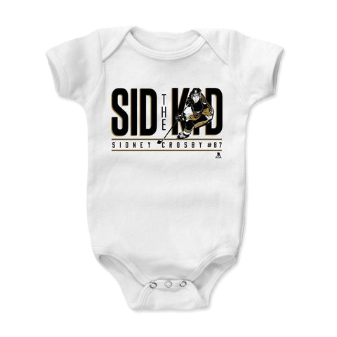 Sidney Crosby Baby Onesie - Soft Cotton Infant Bodysuit with Digital Print Kids Baby Onesie - YinzerShop