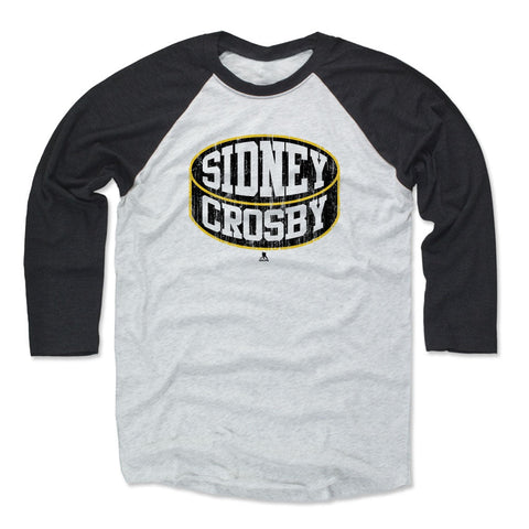 Sidney Crosby Baseball T-Shirt - Unisex Tri Blend Tee | 3 Quarter Sleeve Raglan Men's Baseball T-Shirt - YinzerShop
