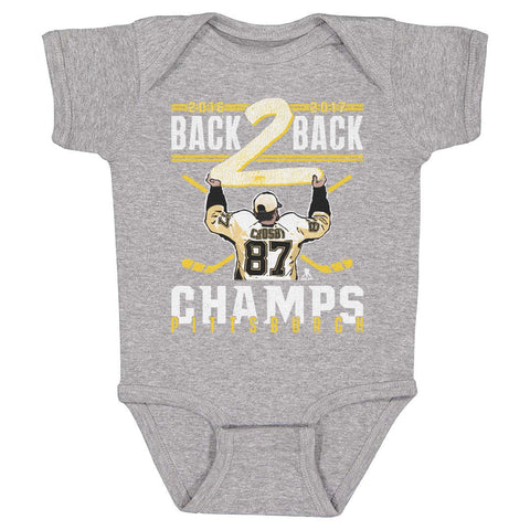 Sidney Crosby Bodysuit - Cotton Baby One-Piece with Digital Print, Regular Fit Kids Baby Onesie - YinzerShop