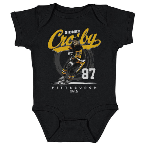 Sidney Crosby Bodysuit – Soft Cotton Baby Onesie | Pittsburgh Baby Clothes Digital Print Kids Baby Onesie - YinzerShop
