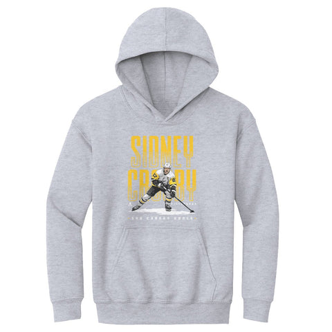 Sidney Crosby Hoodie - Kids Loose Fit Pittsburgh Hockey Sweatshirt | 500 Goals Apparel Kids Youth Hoodie - YinzerShop