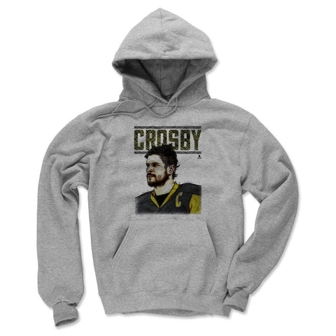Sidney Crosby Hoodie - Loose Fit Cotton Polyester Sweatshirt With Graphic Print Men's Hoodie - YinzerShop