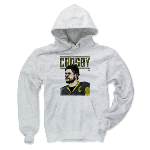 Sidney Crosby Hoodie - Loose Fit Cotton Polyester Sweatshirt With Graphic Print Men's Hoodie - YinzerShop